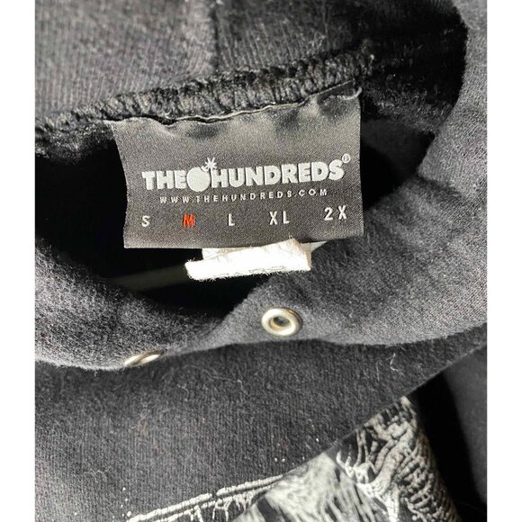 The Hundreds x Mark Riddick Mens M Pullover Hoodie Metal Grunge Y2K - Picture 4 of 6